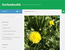 Tablet Screenshot of herbsnhealth.net